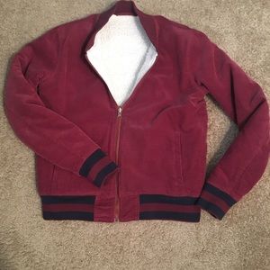 Faherty Corduroy Reversible Bomber Jacket